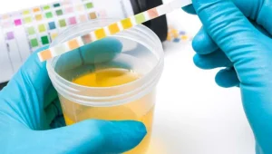 Urine-test-for-diabetes آزمایش ادرار برای دیابت